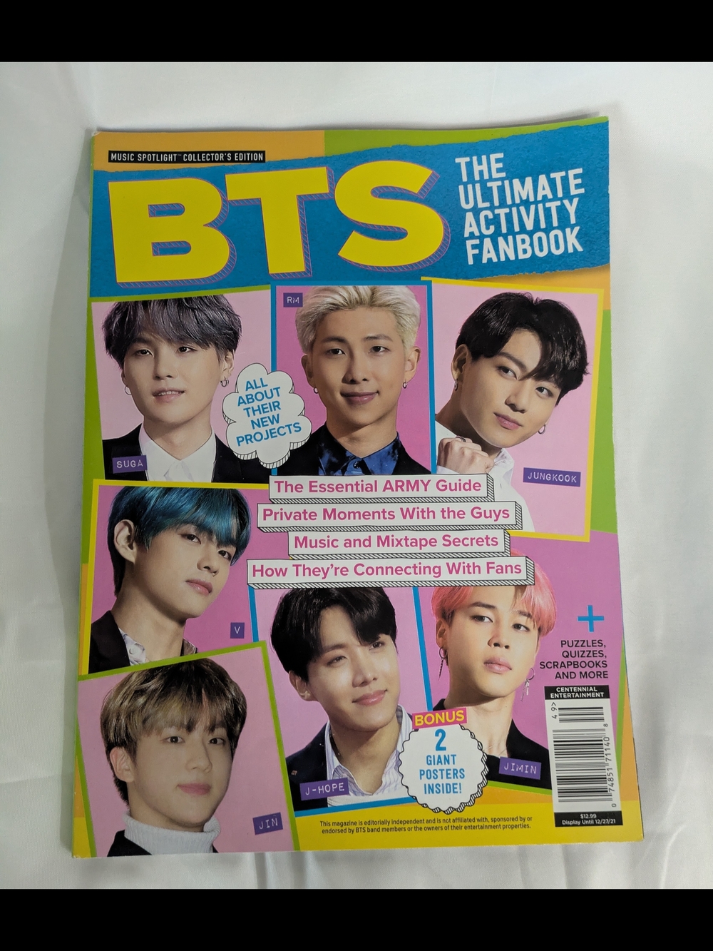BTS The Ultimate Activity Fanbook - Pink/Blue Cover
